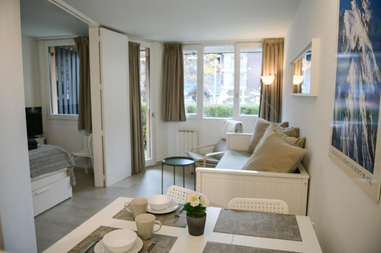 Apartament Chamonix 27 - Au Centre Vue Mont Blanc Et Jardin Zewnętrze zdjęcie